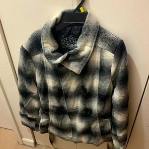 Jacket, gray and withe